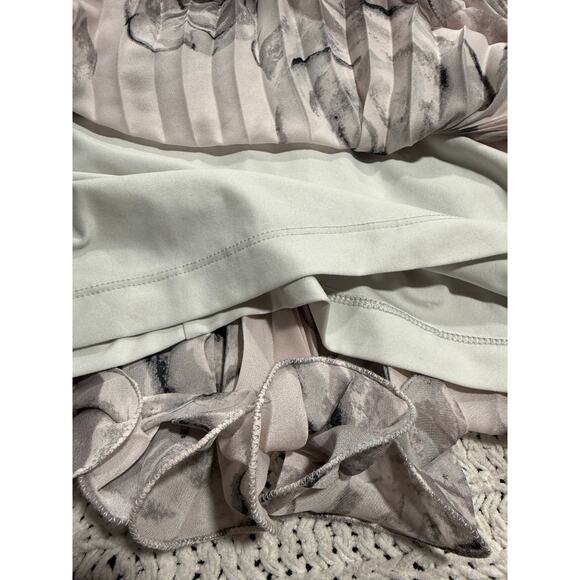 NWT BCBGeneration Sleeveless Cocktail Dress Blouson Ruffle Floral Sz 0 MSRP $260 - Picture 10 of 13